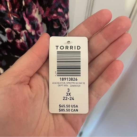 Torrid Super Soft Plush Floral Dress - Picture 6 of 10